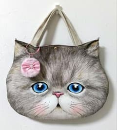 コヤンイサムチョン 大きなお顔のルミちゃんトートバッグ ハンドメイド