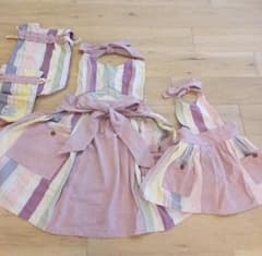 Karmie ストライプエプロンセットのサムネイル