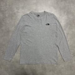 THE NORTH FACE ロングTシャツ メンズL グレー ロゴのサムネイル