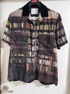 sacai interstellar サイズ 2 本棚デザイン アロハシャツ sacai interstellar サイズ 2 本棚デザイン アロハシャツ - メルカリ