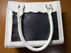 ホワイト キルティング 痛バッグ ショルダー 痛バ 白 ミニ痛バのサムネイル