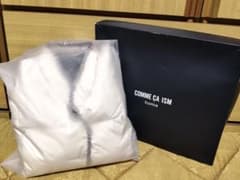新品リアルダウン白ベストCOMME CA ISM home ★袋入りのサムネイル