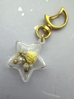 ハンドメイド 星型シェイカーチャーム 水引入りのサムネイル