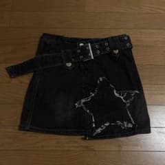 デニムスカート 黒 Sサイズのサムネイル