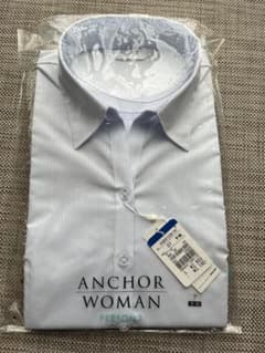 [洋服の青山]　ANCHOR WOMAN スキッパーカラーシャツ サイズ7のサムネイル