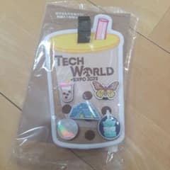 新品未使用未開封　非売品　テックワールド　荷物タグ　関西万博　ノベルティ