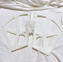 中空2層シューズキャビネットヒンジ1組、プラスチックシェルフチューリングラのサムネイル