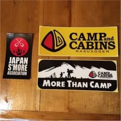 キャンプアンドキャビンズ ステッカーのサムネイル