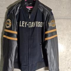 Harley-Davidson レザーコンビジャケットのサムネイル
