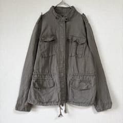 밀리터리 재킷 M-65 스탠드 컬러 드로우 코드 L ~ XL 상당