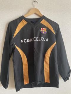FC BARCELONA 長袖シャツ 黒/オレンジのサムネイル
