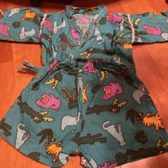 恐竜デザイン 甚平 100cm