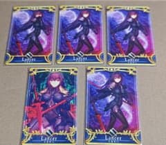 FGOAC カード　スカサハ　5枚セット(1枚フェイタル)のサムネイル