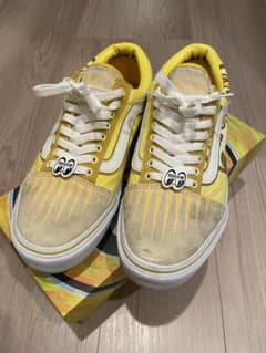 【限定品】VANS MOONEYES コラボ スニーカー イエローのサムネイル