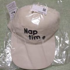 Naptime キャップ アイボリー Nissy 西島隆弘 ナップタイム ロゴ