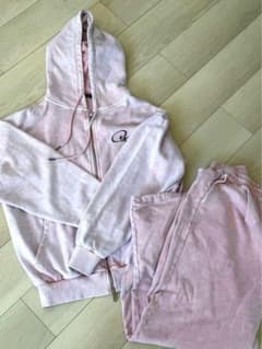 ピンク フーディセットアップ Lサイズのサムネイル