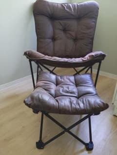 ニトリ✨️バタフライチェア、オットマンセット【makimaki様】専用 ニトリ✨️バタフライチェア、オットマンセット【makimaki様