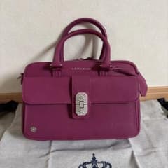 ADMJ アールデコ ミニボストンバッグ モーツァルト 2way パープル系B