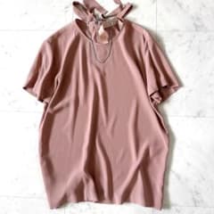 極美品♪ N˚21 ヌメロヴェントゥーノ バックリボンブラウス シルク混 半袖 極美品♪ N˚21 ヌメロヴェントゥーノ バックリボンブラウス シルク混