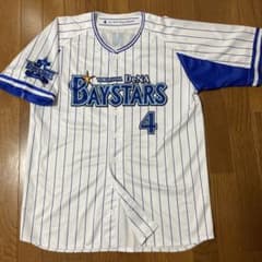 横浜DeNA ベイスターズ ユニフォーム 荒波選手 4 番 Oサイズ 古着