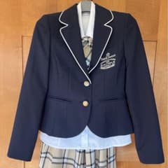 サイズ150 制服　式服　卒業式　ブレザー　キロットスカート　チェック柄のサムネイル