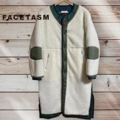 facetasm キルティング切り替えボアコート PRIMALOFT