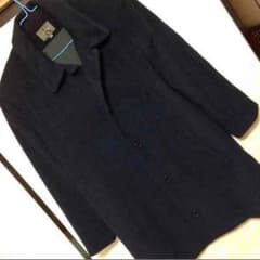 カシミヤのコート紺色のサムネイル