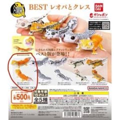 いきもの大図鑑レプティ レオパとクレス ガチャのサムネイル