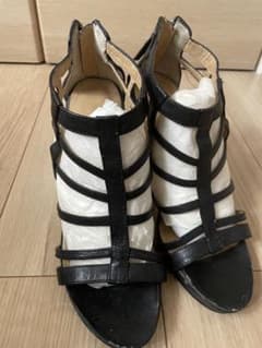 NINE WEST黒　サンダルブーティ　37のサムネイル