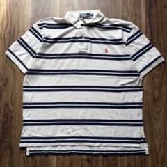 M*り様 Polo by Ralph Lauren ボーダー柄 半袖ポロシャツ