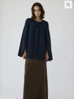 【RIM.ARK】Poncho like raglan knit C/Dのサムネイル