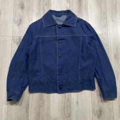 70s ユーロ 旧ソ連 エストニア デニムジャケット ワークジャケット 70s ユーロ 旧ソ連 エストニア デニムジャケット ワークジャケット