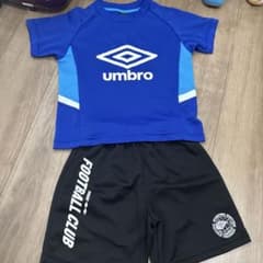 UMBRO サッカーウェア 上下セット ブルー ブラックのサムネイル