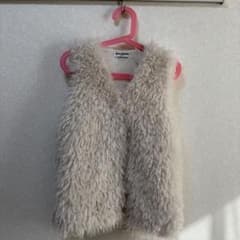 【美品】Little WEEKEND ボアベスト 110cm キッズ 女の子のサムネイル