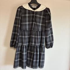 H&M チェック柄 ワンピース 140cmのサムネイル