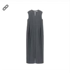 HAUNT ハウント オールインワン ワイドパンツ 25ss チャコールグレー HAUNT ハウント オールインワン ワイドパンツ 25ss チャコールグレー