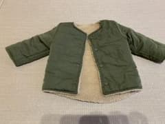 アウター　ブルゾン　MA-1 ボア　80cm ベビーのサムネイル