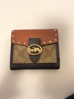 ジョージー スモールウォレット 黒✨COACH Coach】ジョージースモールウォレット ブラック 【公式通販】