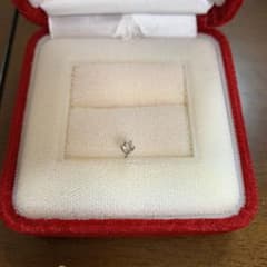 プラチナ　ピアス　片耳　お値下げ中のサムネイル