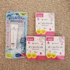 メニコンフィット×3個★ジェルクリン　コンタクト装着液&洗浄液(ジェルタイプ)のサムネイル