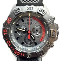 LUMINOX 3581 クロノ ブラック×レッド - メルカリ