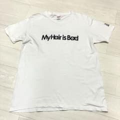 マイヘア My Hair is Bad ロゴTシャツ 白 サイズXL - メルカリ