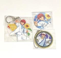 丸井ブン太 サマバレ ラメアクキー 缶バッジ