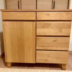 ISSEIKI サイドボード キャビネット 北欧家具 BASK SB 80 - メルカリ