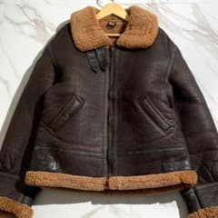 貴重80s オールド ステューシー TYPE B-3 リアルムートン ジャケット