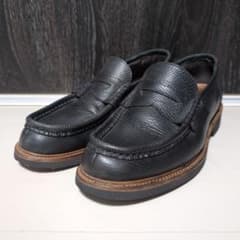 varisista コインローファー 本革レザー 黒 41のサムネイル
