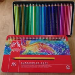 Caran d'Ache Supracolor Soft 80色セット - メルカリ