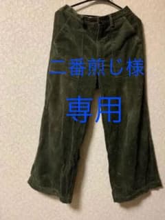 コーデュロイ  ワイドパンツのサムネイル