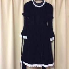 値下げ・ベルベット調ワンピース ピアノ発表会やハロウィンに 子供用 送料込みのサムネイル