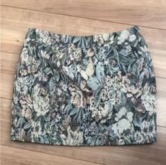 【美品】dazzin 花柄スカート ミニスカートのサムネイル